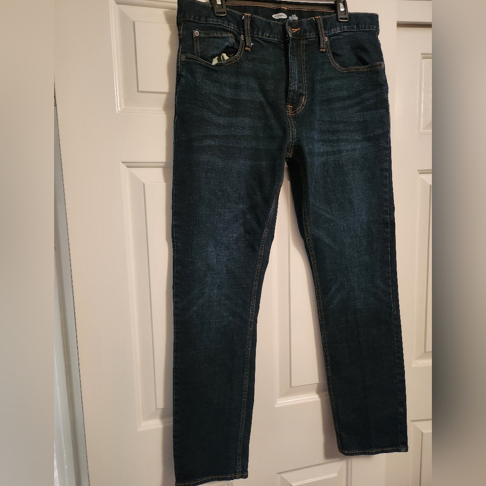 Men's Dark Blue Jeans, Like New Old Navy Brand